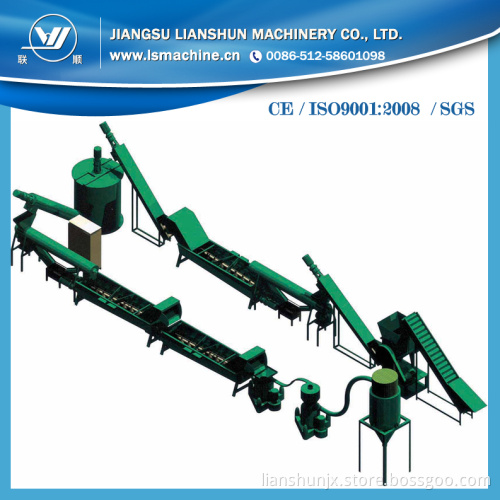 Material From Garbage Pet Flake Crushing and Washing Production Line